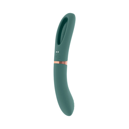 EVOLVED - CHICK FLICK RECHARGEABLE VIBRATOR WITH FLICKER SILICONE MINT