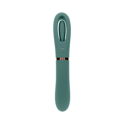 EVOLVED - CHICK FLICK RECHARGEABLE VIBRATOR WITH FLICKER SILICONE MINT