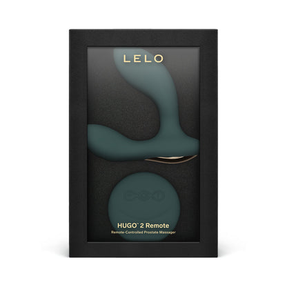 LELO - HUGO 2 PROSTATE MASSAGER WITH REMOTE GREEN