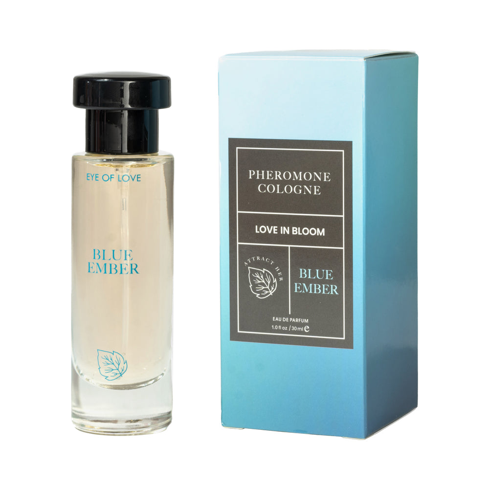 EYE OF LOVE - BLOOM ATTRACT HER PHEROMONE PARFUM BLUE EMBER 1 OZ.