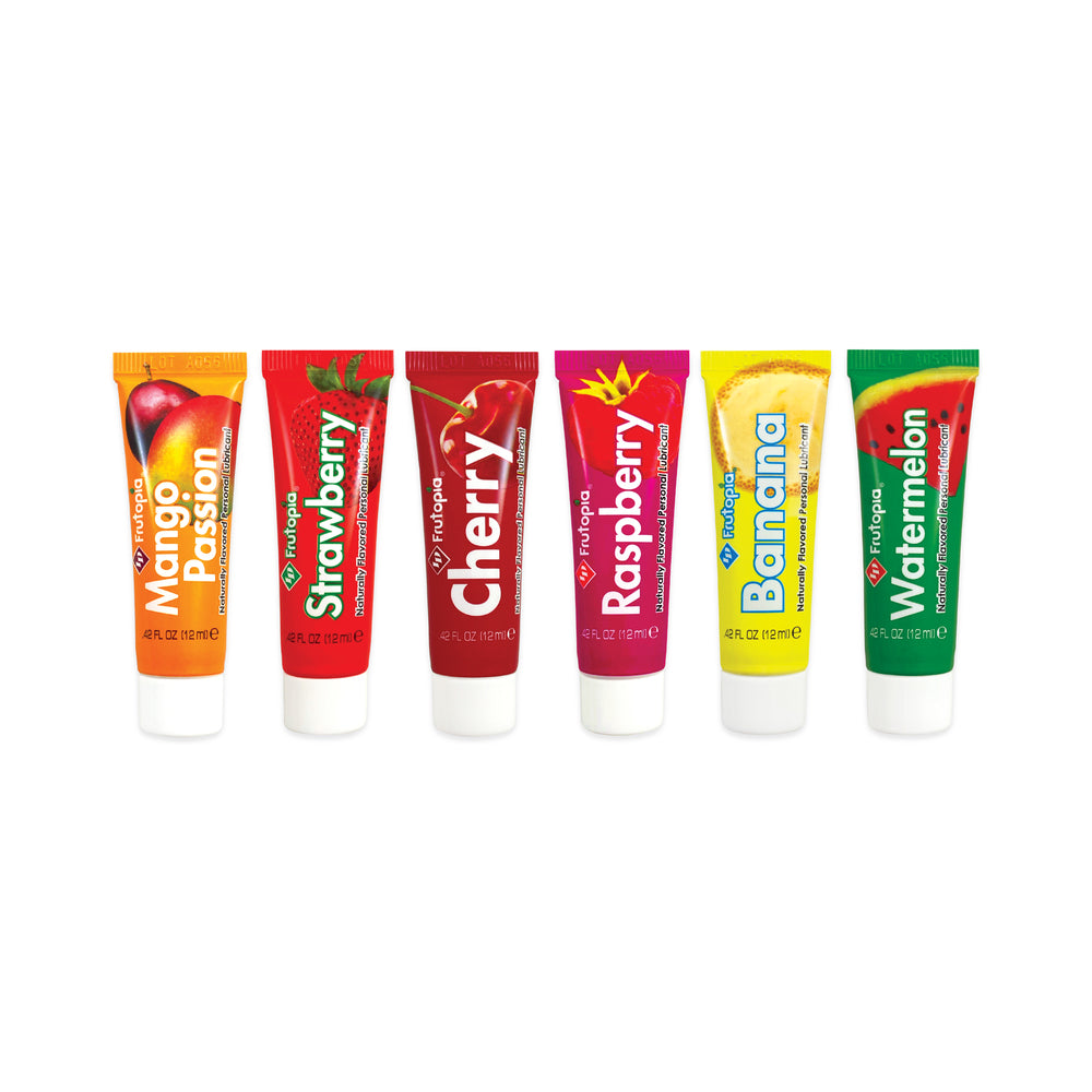 ID LUBRICANTS - ID FRUTOPIA 12ML TUBO SORTIDO PACOTE DE 5