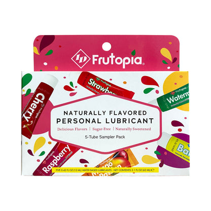 ID LUBRICANTS - ID FRUTOPIA 12ML TUBO SORTIDO PACOTE DE 5