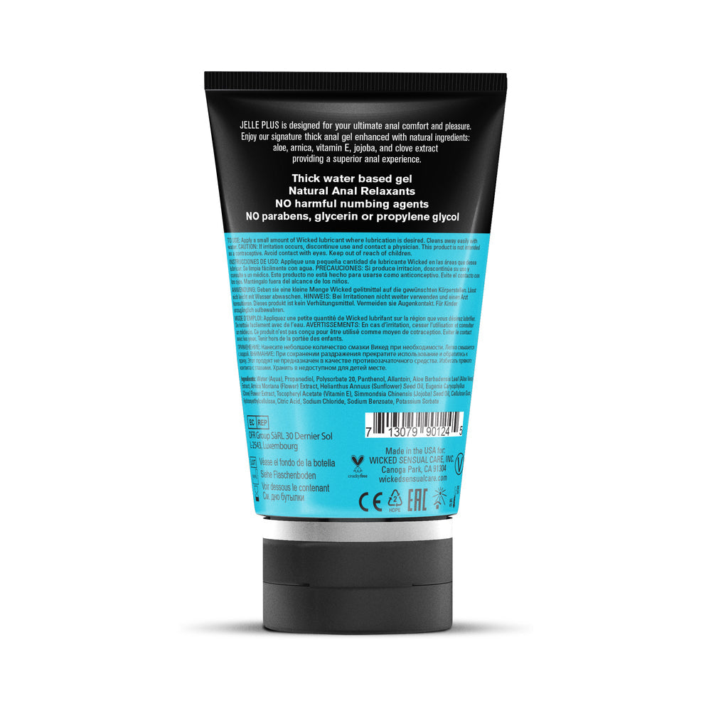 WICKED - JELLE PLUS ANAL LUBRICANT WITH RELAXANTS 4 OZ.