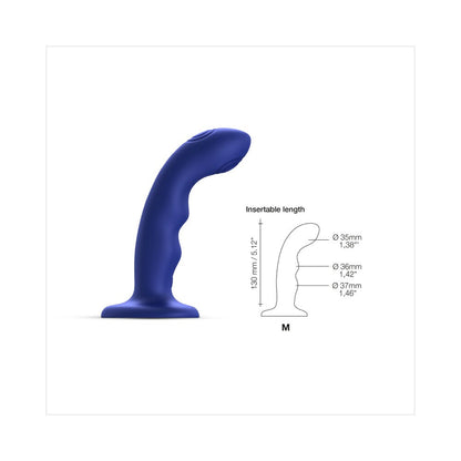 LOVELY PLANET - STRAP-ON-ME TAPPING DILDO WAVE NIGHT BLUE