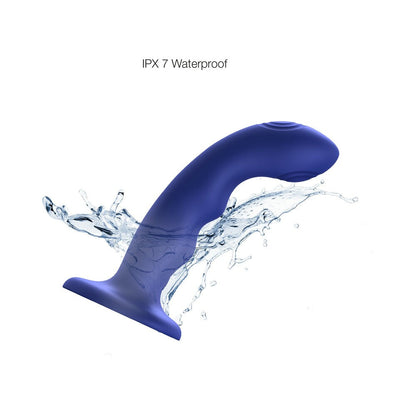 LOVELY PLANET - STRAP-ON-ME TAPPING DILDO WAVE NIGHT BLUE