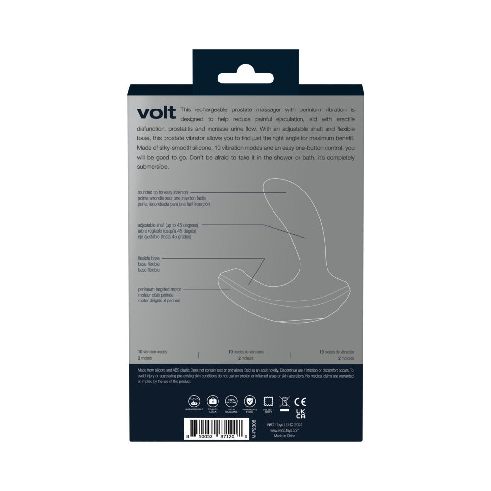VEDO - VOLT RECHARGEABLE PROSTATE VIBE BLACK