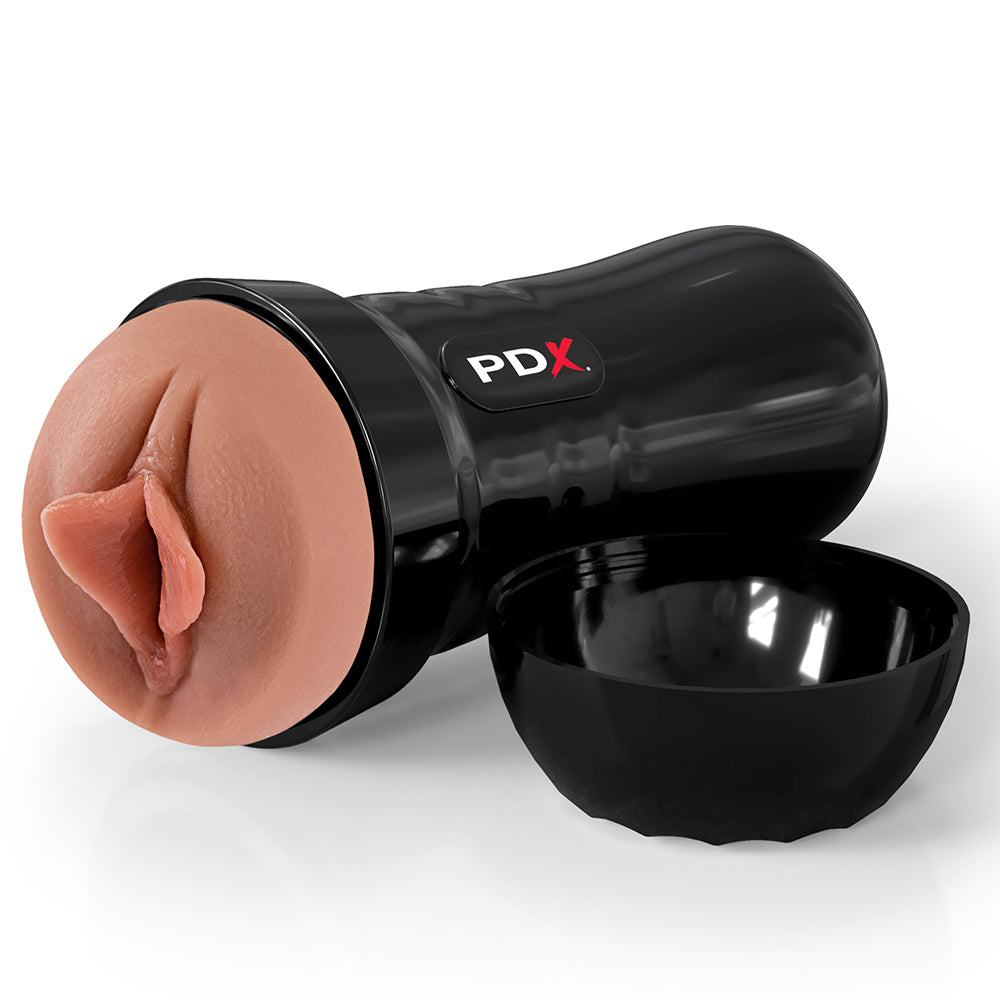 PDX BRANDS - PDX EXTREME WET PUSSIES SUPER LUSCIOUS LIPS CASTANHO