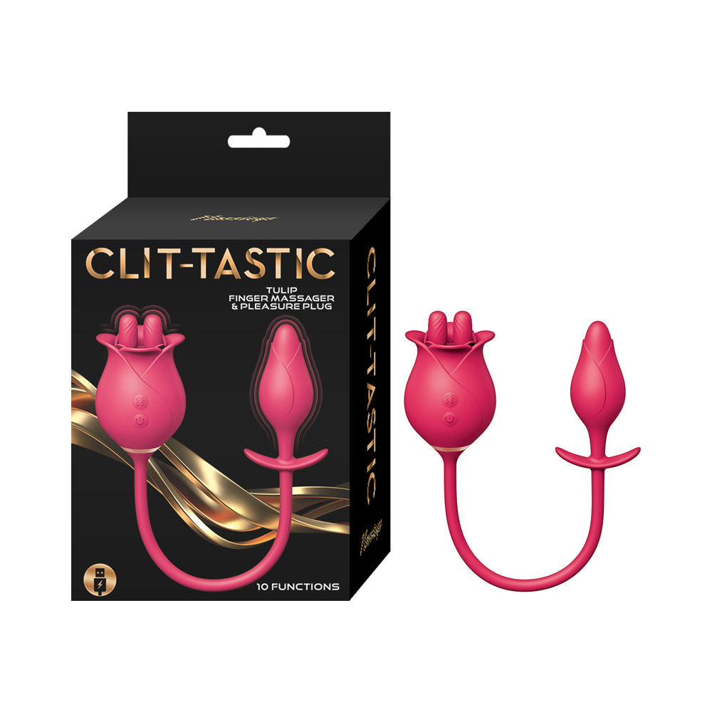 NASSTOYS - CLIT TASTIC TULIP FINGER MASSAGER & PLEASURE PLUG