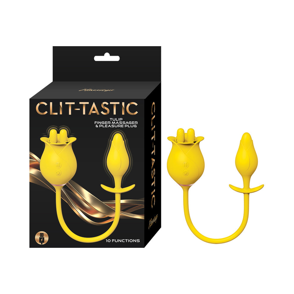 NASSTOYS - CLIT TASTIC TULIP FINGER MASSAGER & PLEASURE PLUG