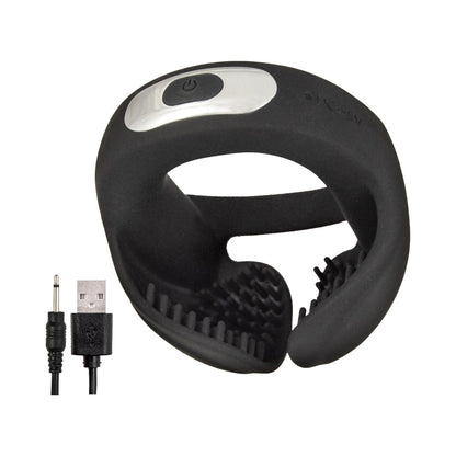 NASSTOYS - COCKPOWER SCROTUM HUGGER COCK RING BLACK