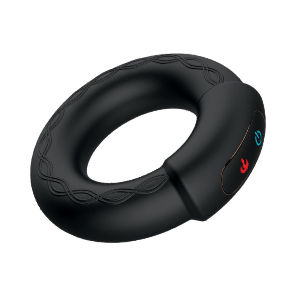 NASSTOYS - ANEL PENIANO COM EFEITO DE CALOR COCKPOWER PRETO
