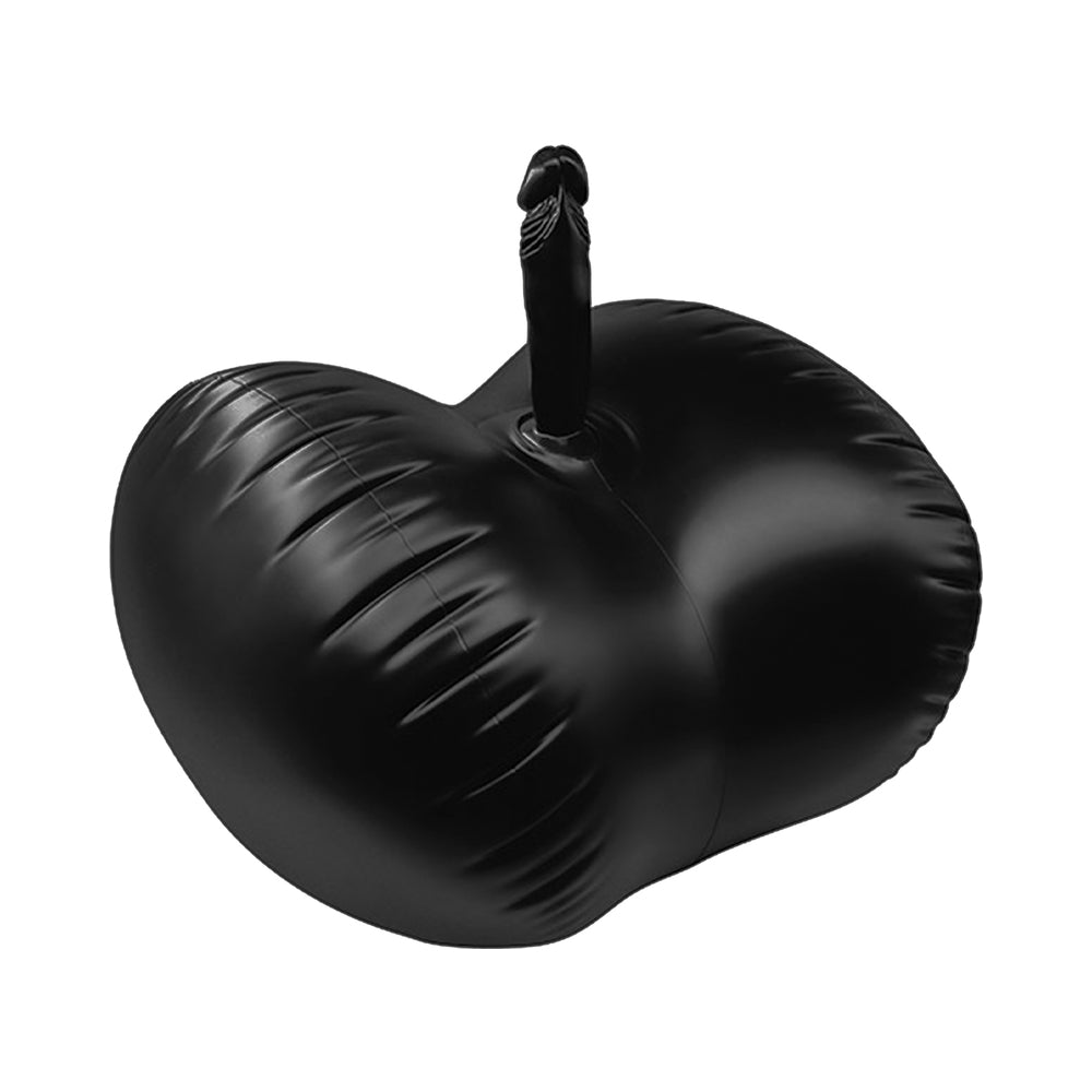HOTT PRODUCTS - BOUNCY BALLER INFLATABLE CUSHION WITH DILDO AND FOOT PUMP