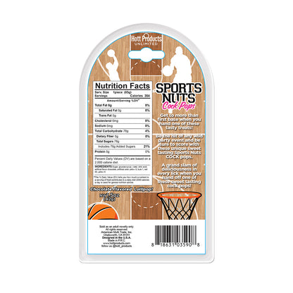 HOTT PRODUCTS - SPORTS NUTS COCK POP BASKETBALLS CHOCOLATE