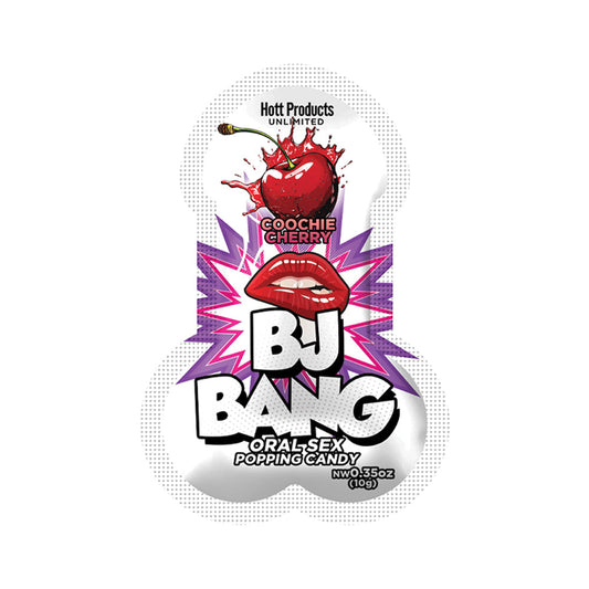 HOTT PRODUCTS - BJ BANG POPPING BLOW JOB ORAL SEX CANDY CHERRY 24/BAG