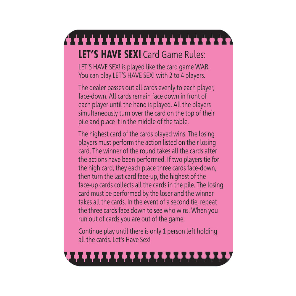LITTLE GENIE - LET'S HAVE SEX CARD GAME