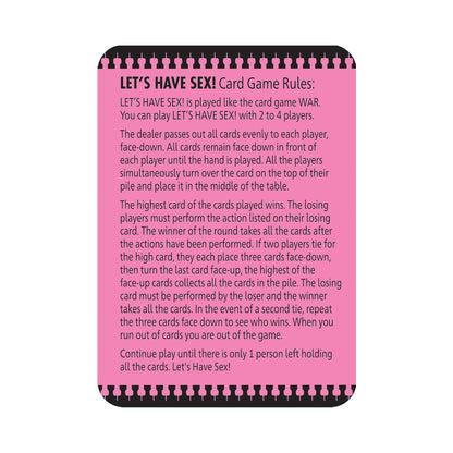 LITTLE GENIE - LET'S HAVE SEX CARD GAME
