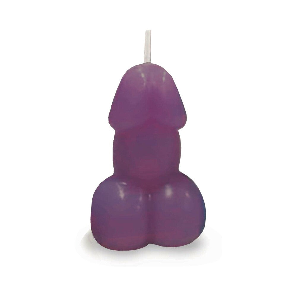 LITTLE GENIE - EDEN'S PENIS CANDLE EGGPLANT