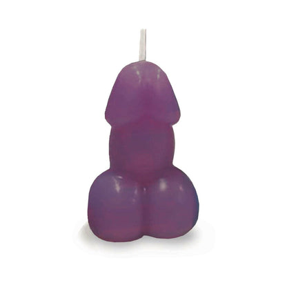 LITTLE GENIE - EDEN'S PENIS CANDLE EGGPLANT