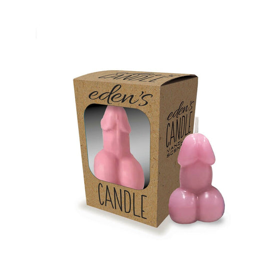 LITTLE GENIE - VELA CON FORMA DE PENE ROSA DE EDEN