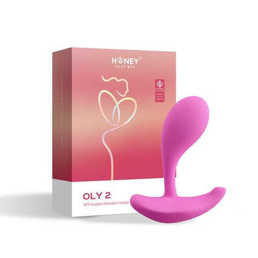 HONEY PLAY BOX - OLY 2 PRESSURE SENSING APP-ENABLED WEARABLE VIBRATOR PINK