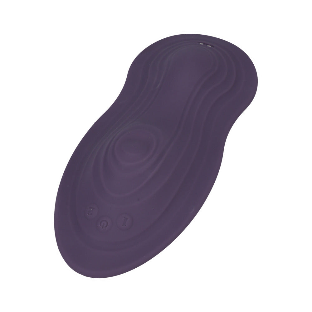 DOC JOHNSON - IRIDE PLEASURE SEAT THROB RECHARGEABLE WITH WIRELESS REMOTE DUSTY PURPLE