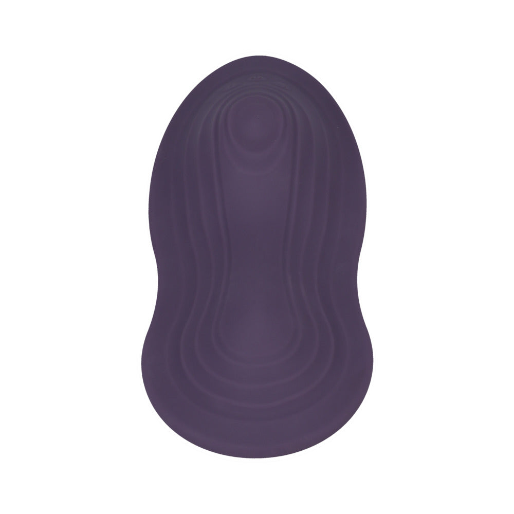 DOC JOHNSON - IRIDE PLEASURE SEAT THROB RECHARGEABLE WITH WIRELESS REMOTE DUSTY PURPLE