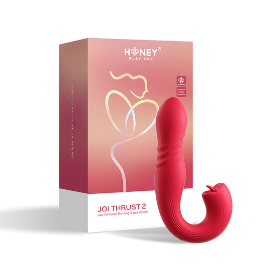 HONEY PLAY BOX - JOI THRUST 2 APP-CONTROLLED THRUSTING VIBRATOR & CLIT LICKER