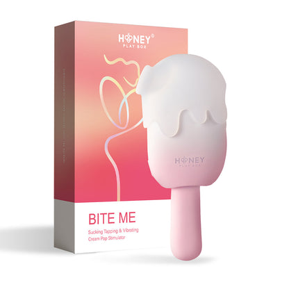 HONEY PLAY BOX - BITE ME SUCKING TAPPING & VIBRATING POP STIMULATOR