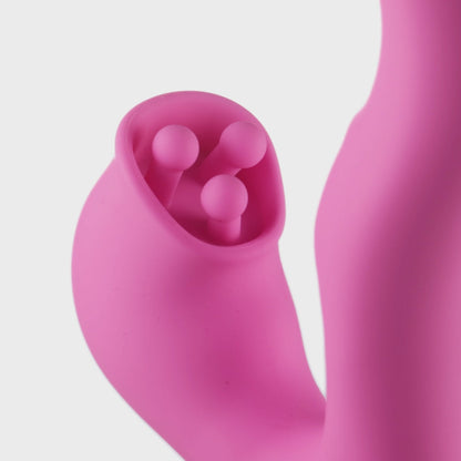 FEMMEFUNN - PALLINA TRIPLE ACTION THUMPING RABBIT VIBRATOR DARK GREEN