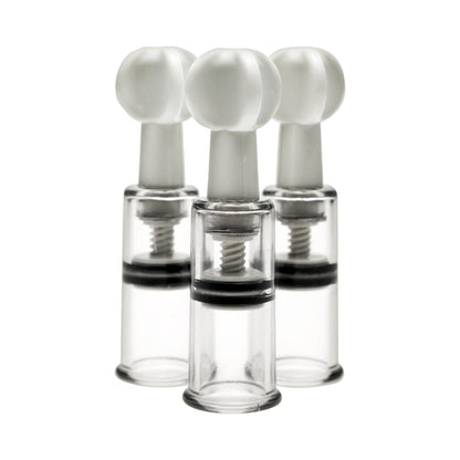 XR BRANDS - SIZE MATTERS TWISTED TRIPLETS NIPPLE AND CLIT SUCKERS