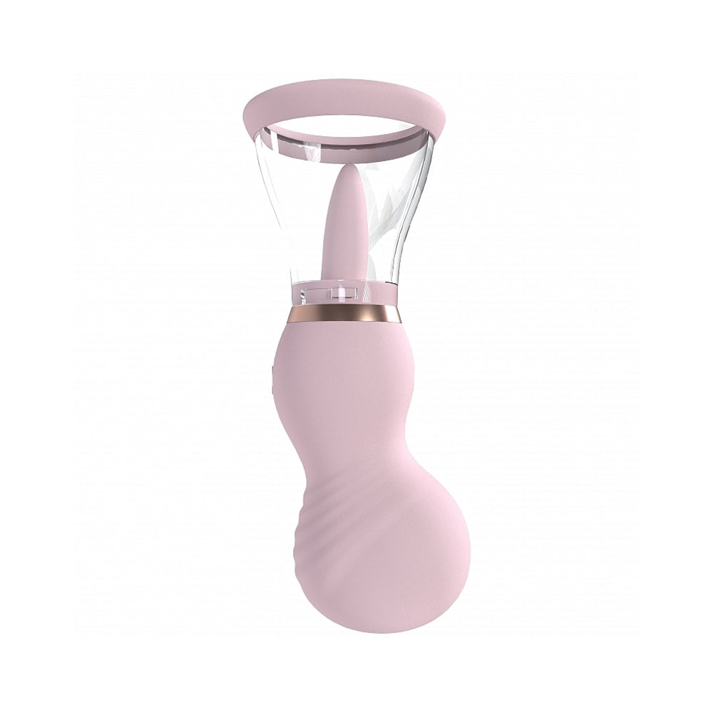 SHOTS - PUMPED SENSUAL AUTOMATIC RECHARGEABLE VULVA & BREAST PUMP PINK