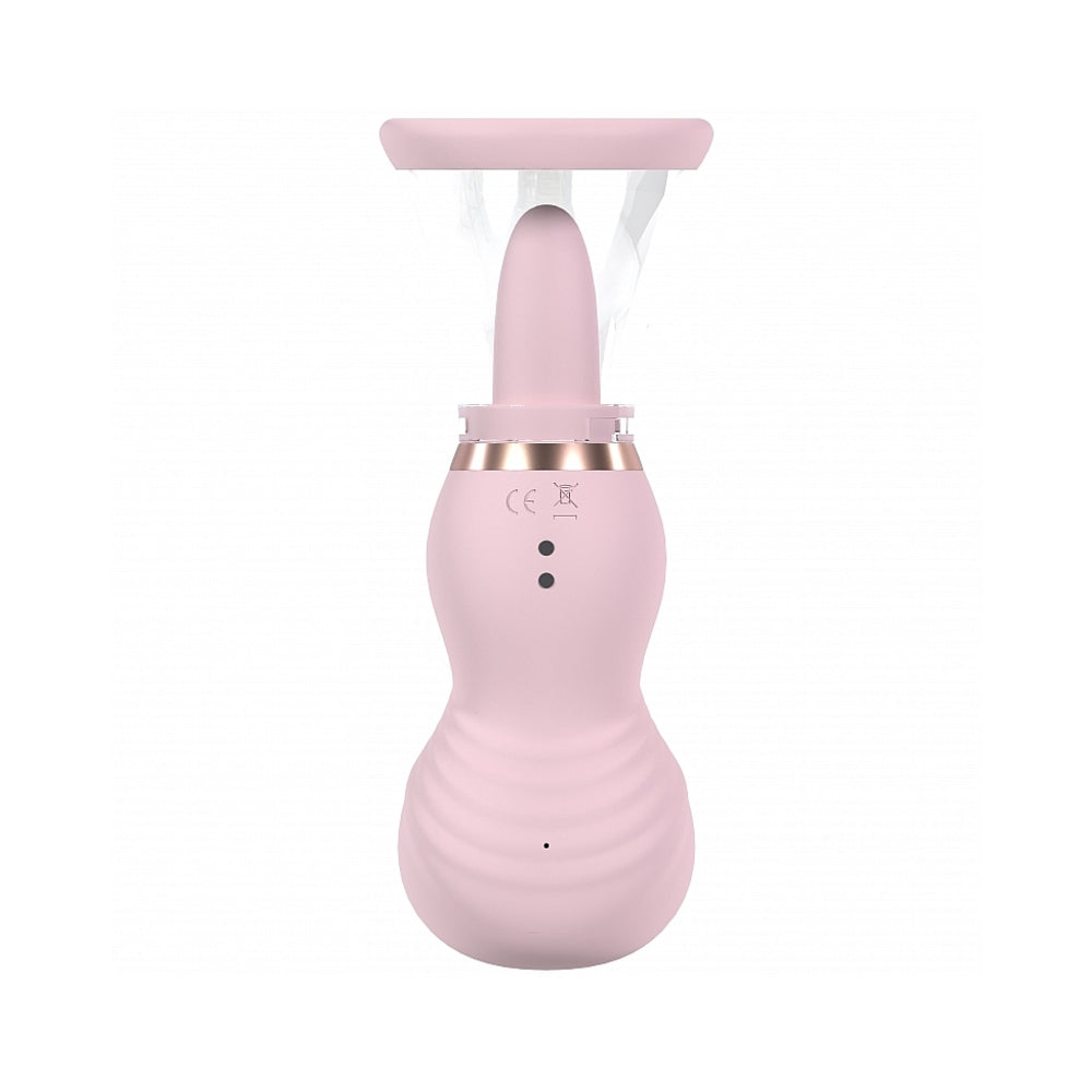 SHOTS - PUMPED SENSUAL AUTOMATIC RECHARGEABLE VULVA & BREAST PUMP PINK