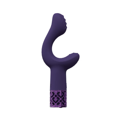 SHOTS - ROYAL GEMS MAJESTIC SILICONE RECHARGEABLE VIBRATOR PURPLE