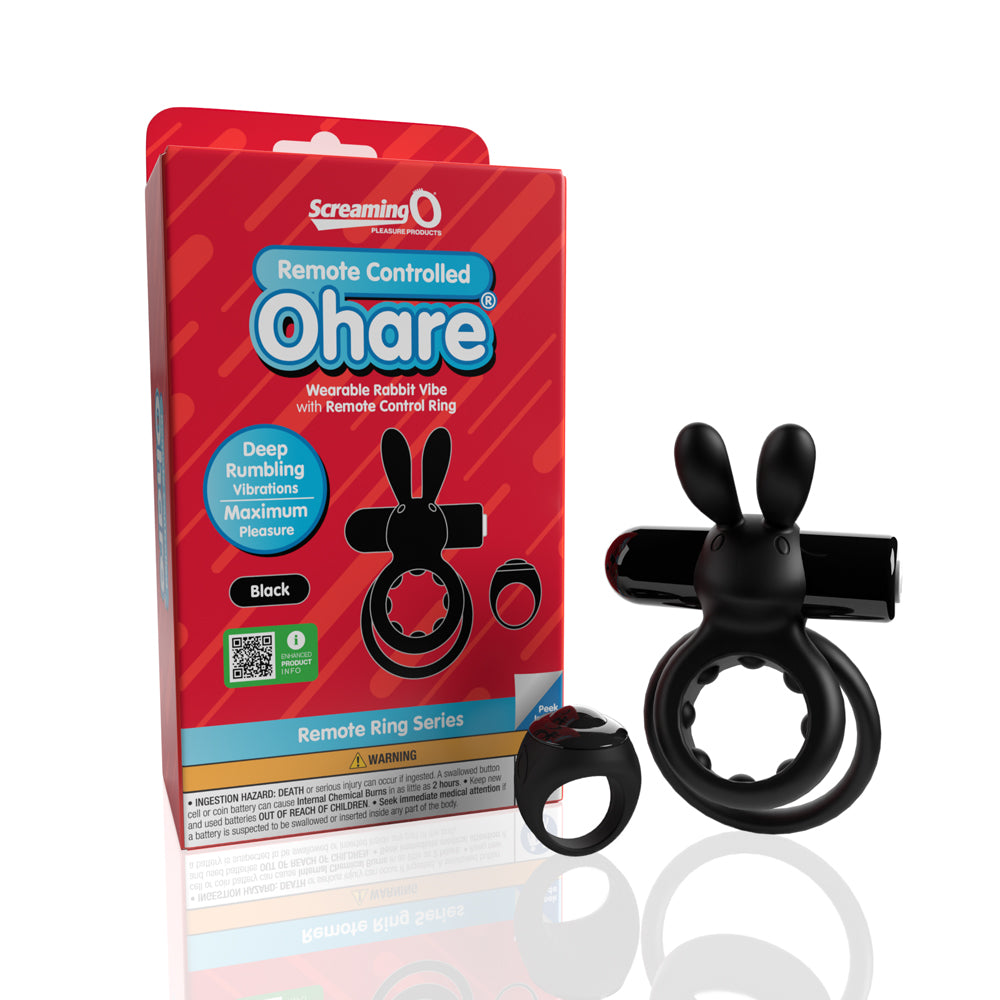 SCREAMING O - REMOTE CONTROLLED OHARE VIBRATING RING