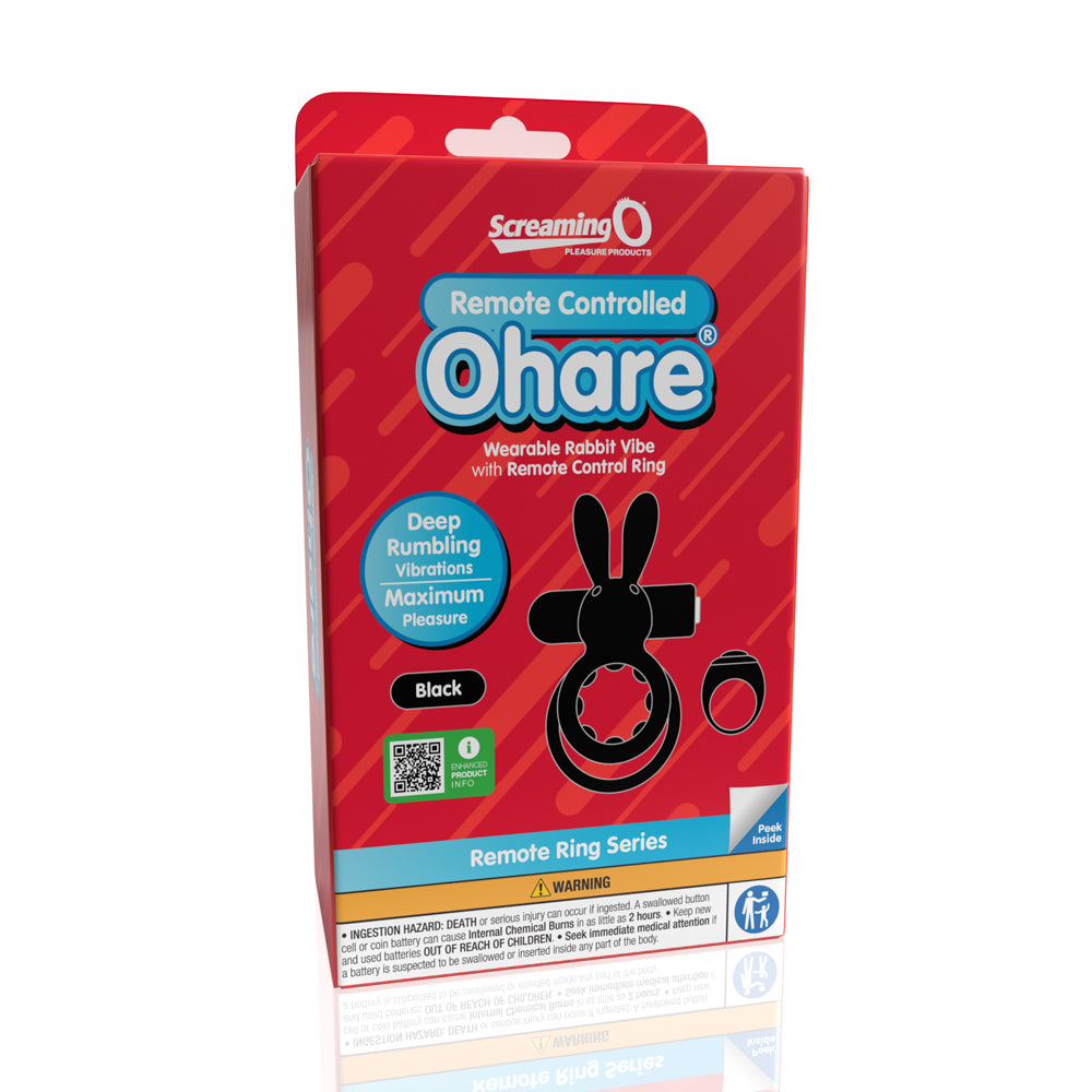 SCREAMING O - REMOTE CONTROLLED OHARE VIBRATING RING