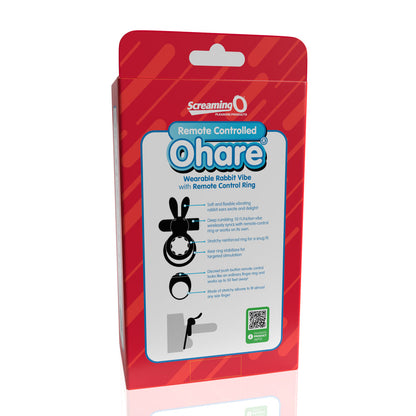 SCREAMING O - REMOTE CONTROLLED OHARE VIBRATING RING