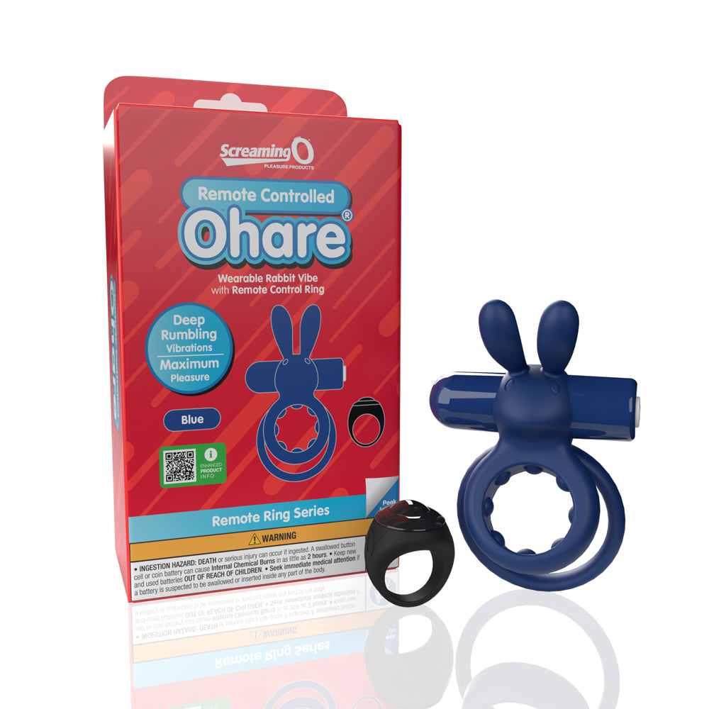 SCREAMING O - REMOTE CONTROLLED OHARE VIBRATING RING