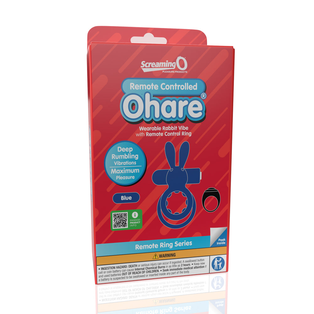 SCREAMING O - REMOTE CONTROLLED OHARE VIBRATING RING