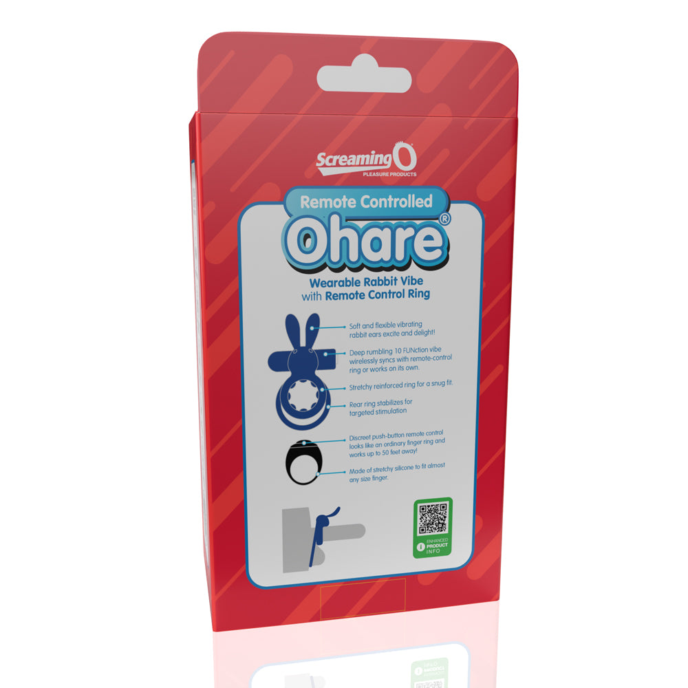 SCREAMING O - REMOTE CONTROLLED OHARE VIBRATING RING
