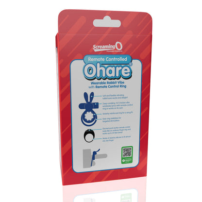 SCREAMING O - REMOTE CONTROLLED OHARE VIBRATING RING