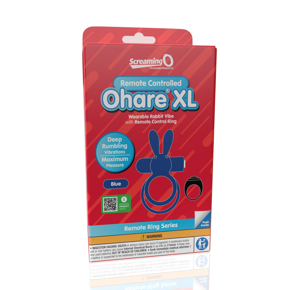 SCREAMING O - REMOTE CONTROLLED OHARE VIBRATING RING