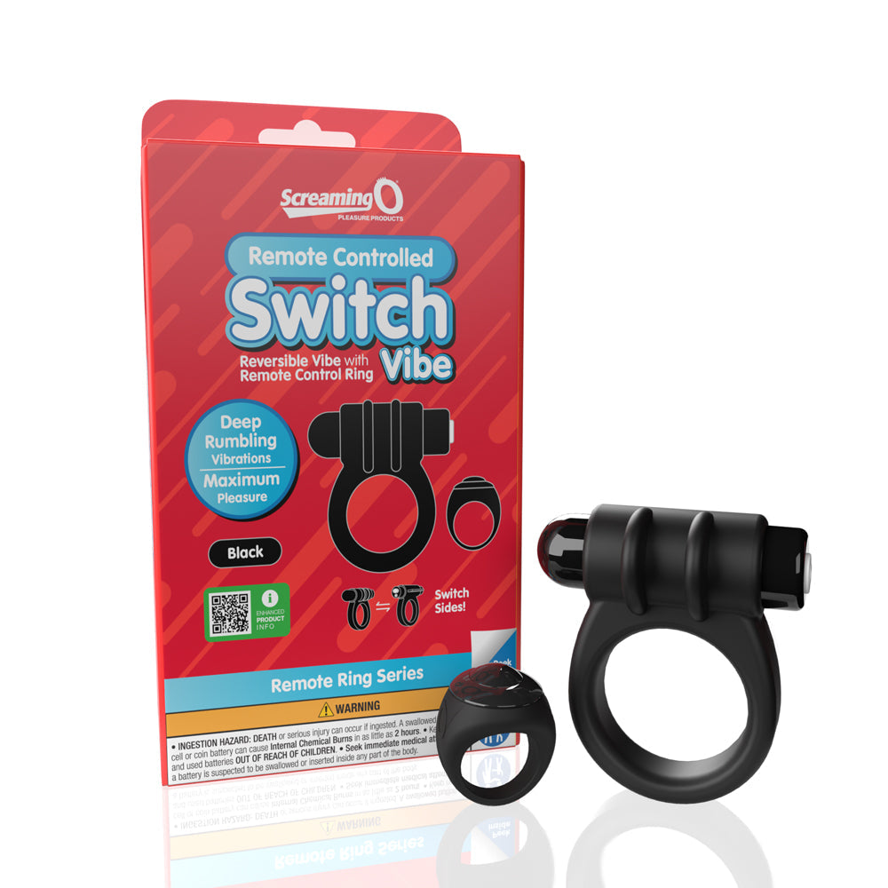 SCREAMING O - REMOTE CONTROLLED SWITCH VIBRATING RING