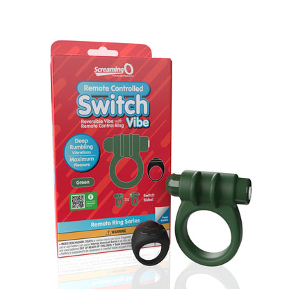 SCREAMING O - REMOTE CONTROLLED SWITCH VIBRATING RING