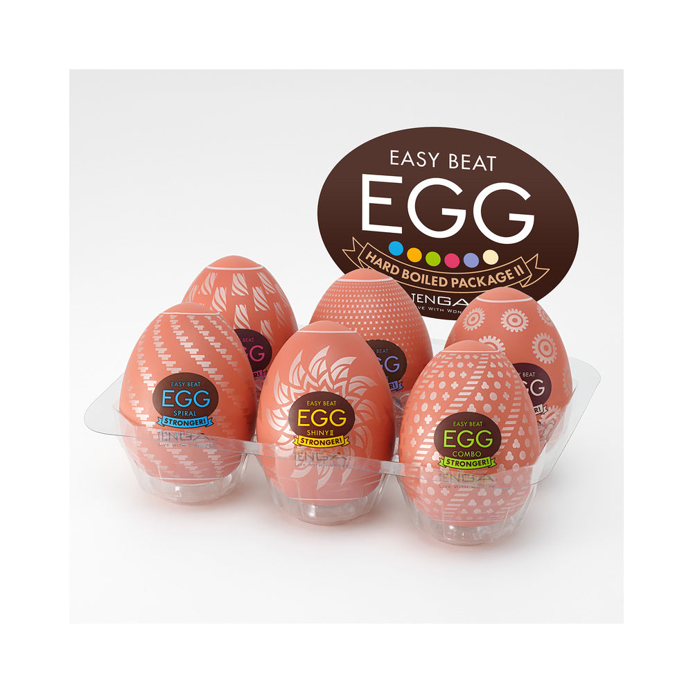 TENGA - EGG VARIETY PACK HARD BOILED II 6 PACK
