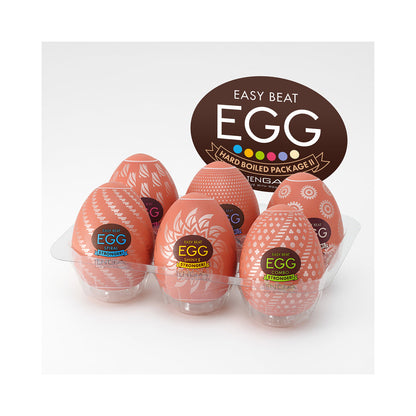 TENGA - EGG VARIETY PACK HARD BOILED II 6 PACK