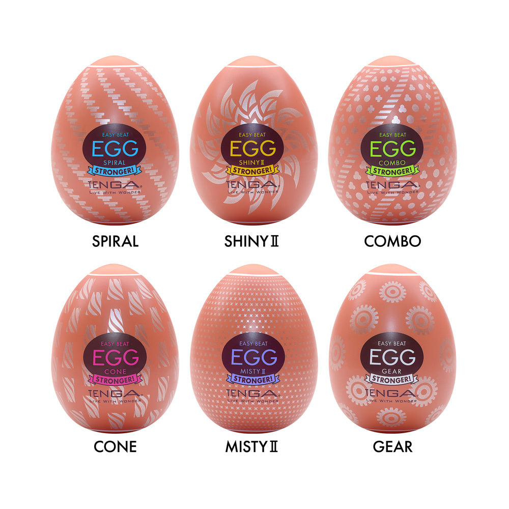 TENGA - EGG VARIETY PACK HARD BOILED II 6 PACK