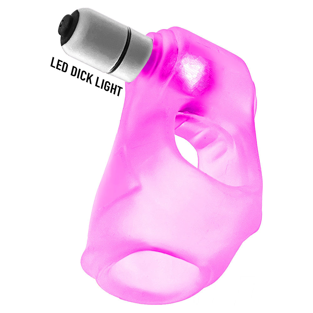 OXBALLS - GLOWSLING COCKSLING LED PINK ICE