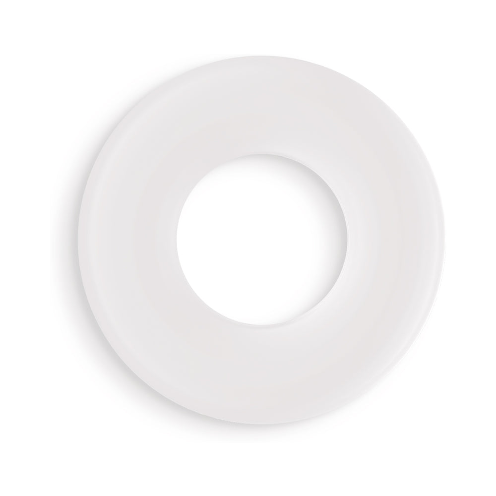 NS NOVELTIES - FIREFLY BUBBLE RING SMALL GLOW-IN-THE-DARK COCK RING WHITE