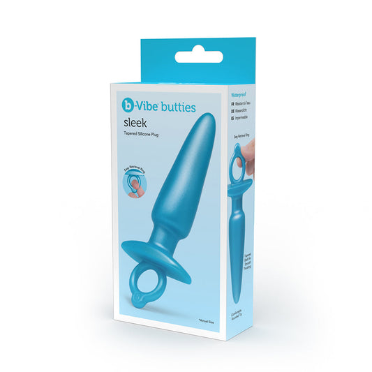 B-VIBE - BUTTIES SLEEK TAPERED SILICONE PLUG