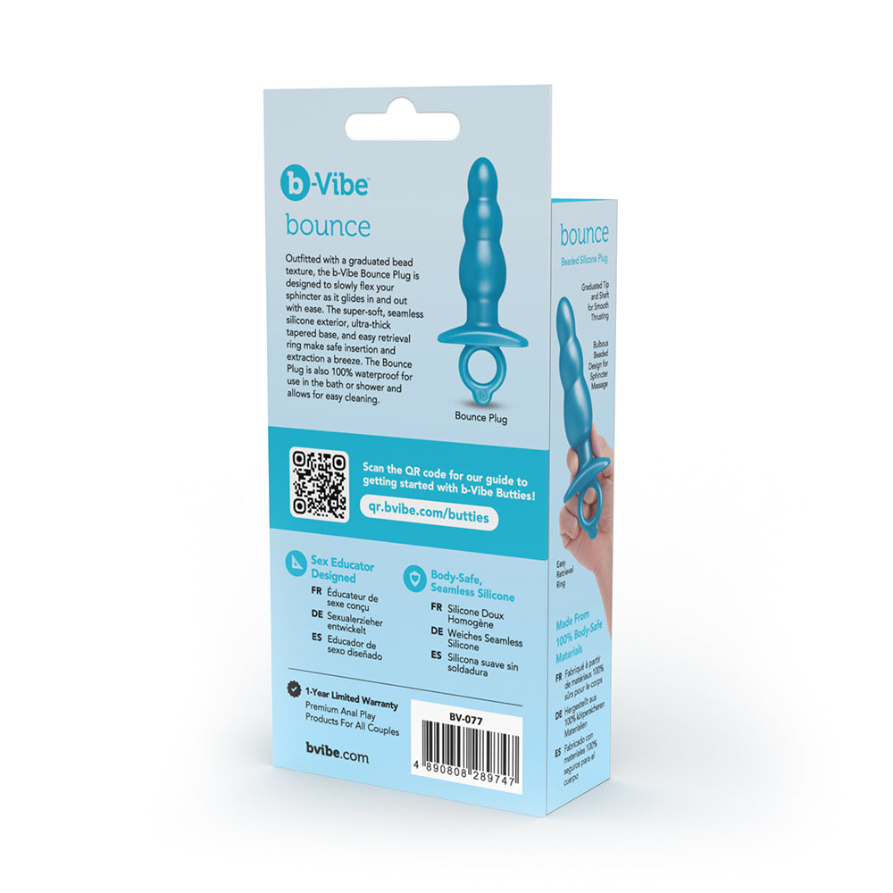 B-VIBE - BUTTIES BOUNCE BEADED SILICONE PLUG